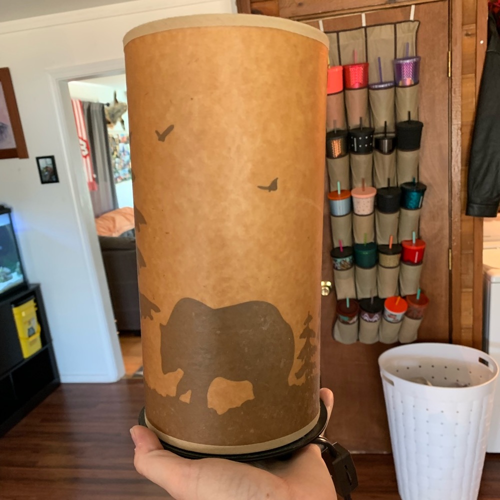 Woodsy lamp